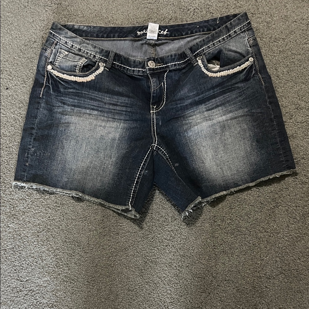 Maurice’s Dark Denim Cutoff Shorts